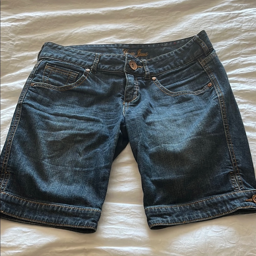 Guess Women's Denim Shorts - Dark Blue